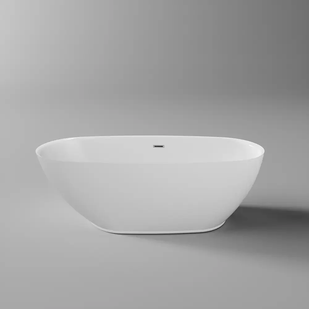 Vasca da bagno freestanding 170cm in acrilico bianco lucido | Thyra - Image 2