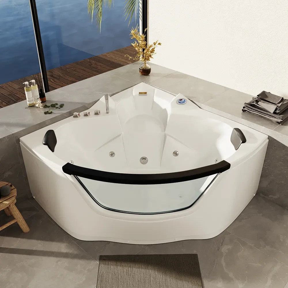 Vasca idromassaggio angolare 135x135 da interno con riscaldamento | Bliss - Image 9
