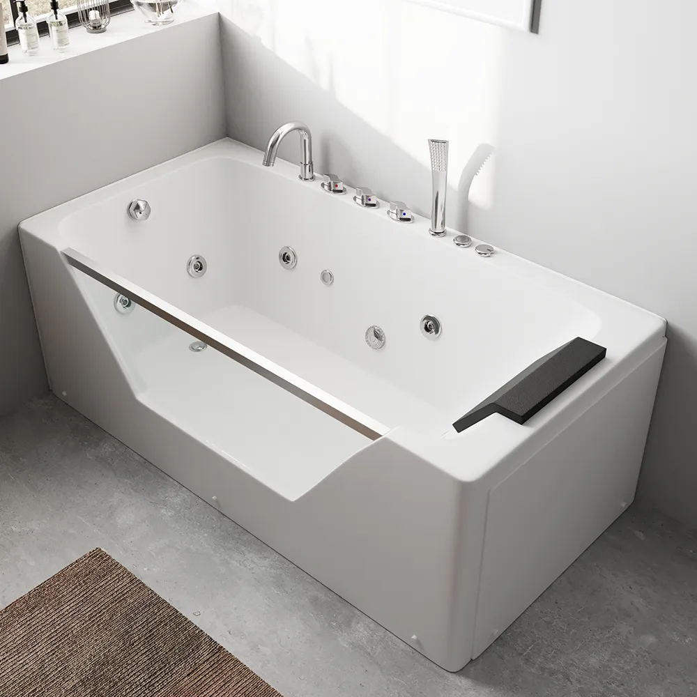 Vasca idromassaggio per interno 150x80 cm design moderno | Chill Eco - Image 5