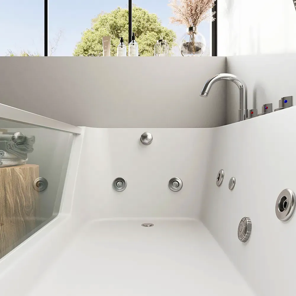 Vasca idromassaggio per interno 150x80 cm design moderno | Chill Eco - Image 8