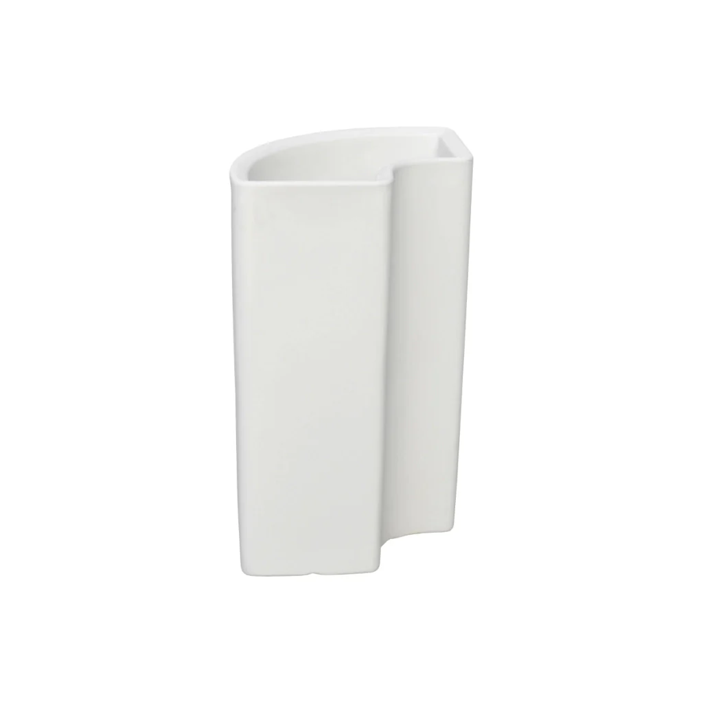 Vaso angolare Ivrea Bianco