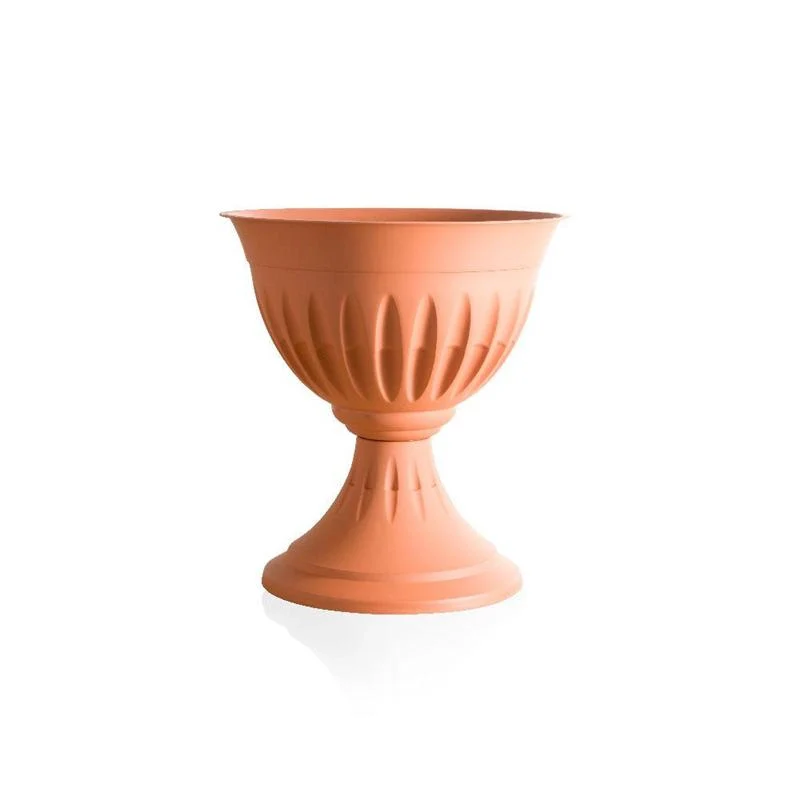 VASO PVC A CALICE Ø cm 43 x h.46 lt.20 - terracotta  - BAMA - Image 2