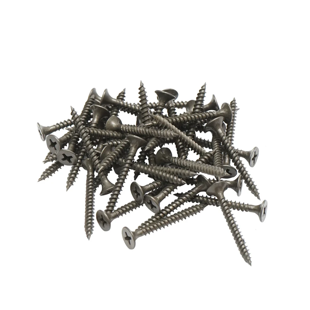 Vite autofilettante per cartongesso 3,5x45mm in acciaio fosfatato con testa svasata 500 pz/scatola