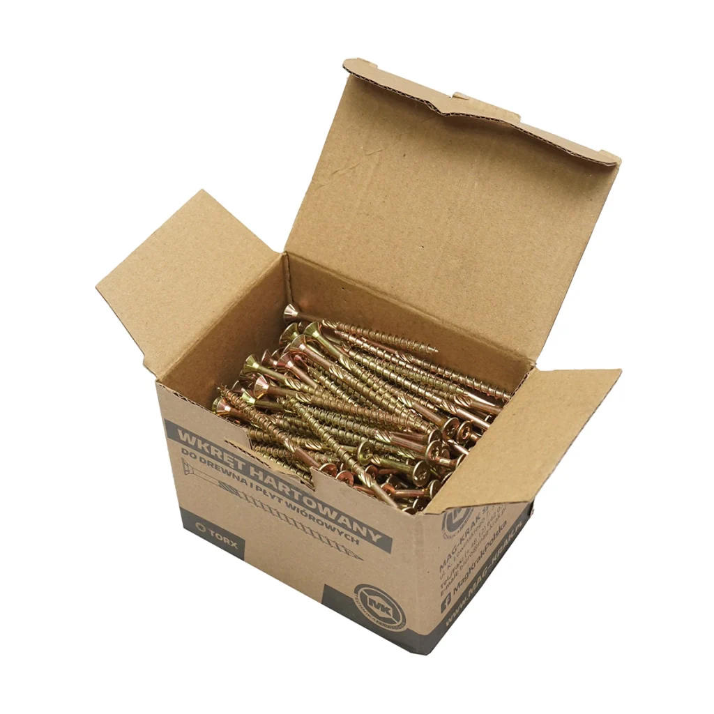 Vite autofilettante per legno a testa svasata 5x80mm tipo torx TX25, 200 pz/scatola - Image 2