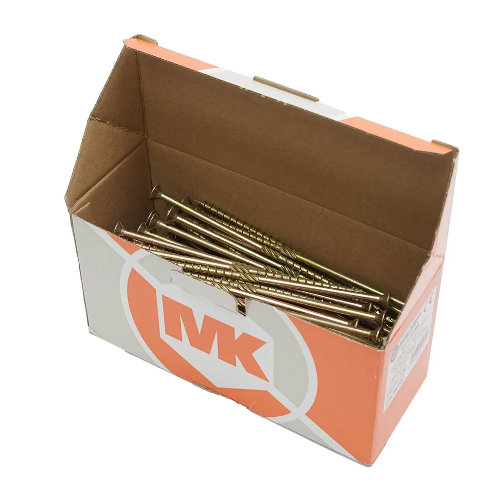 Vite autofilettante per legno a testa svasata 6x160mm tipo torx TX30, 100 pz/scatola - Image 2