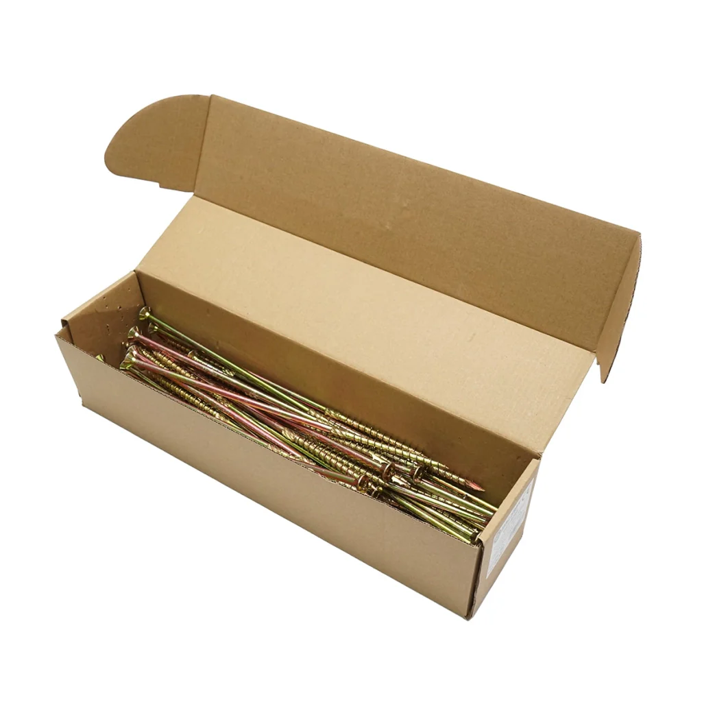 Vite autofilettante per legno a testa svasata 8x280mm tipo torx TX40, 50 pz/scatola - Image 3