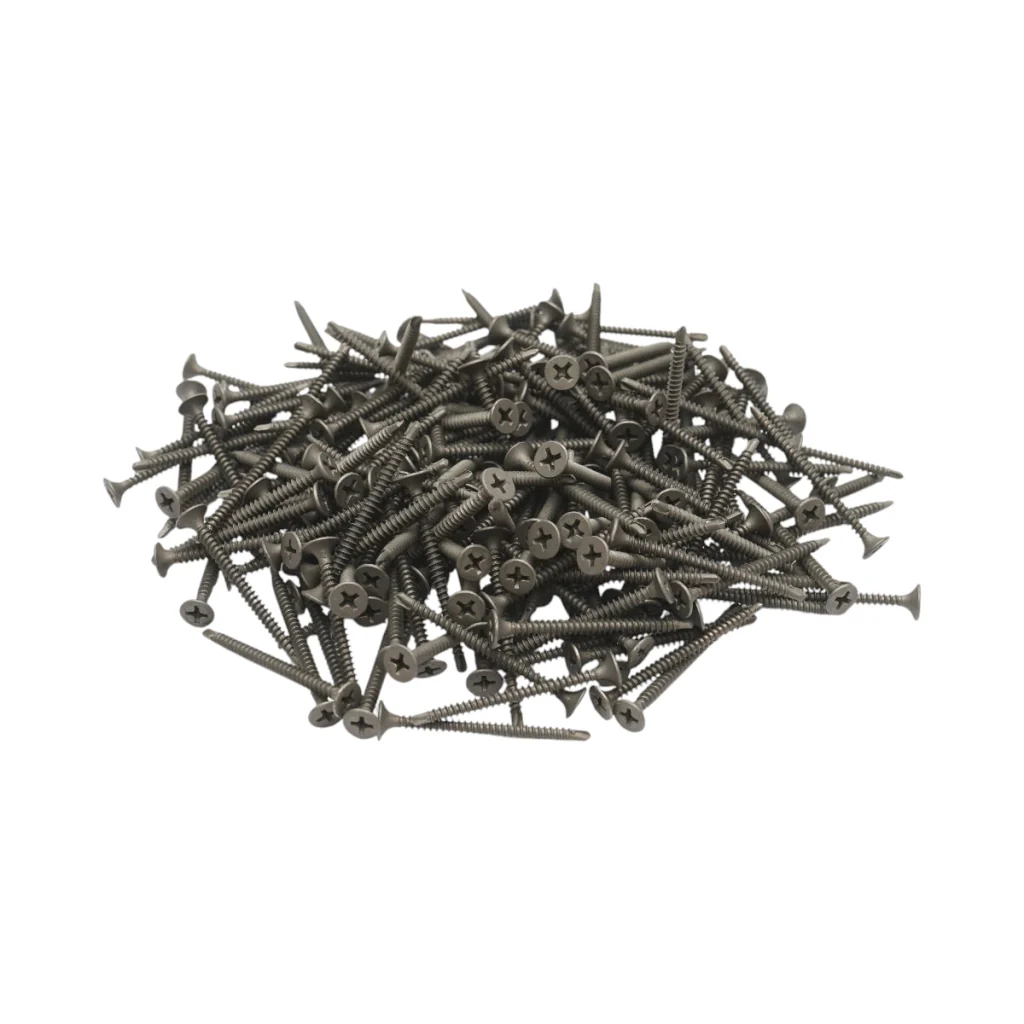 Vite autoforante per cartongesso 3,5x45mm in acciaio fosfatato, testa svasata 500 pz/scatola
