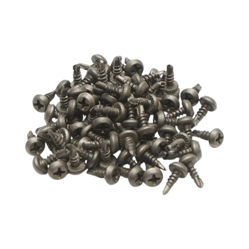Vite autoforante per cartongesso 3,9x11mm in acciaio fosfatato, testa semitonda 1000 pz/scatola