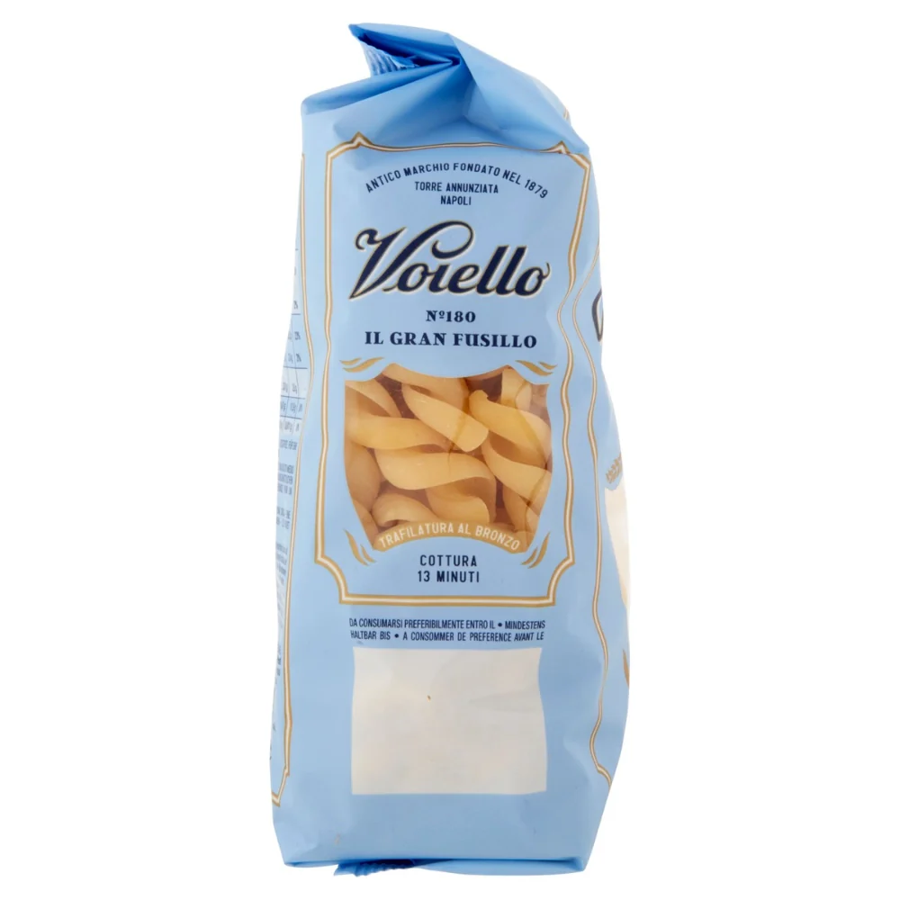 Voiello il gran fusillo n. 180 pasta trafilata al bronzo da 500 grammi - Image 4
