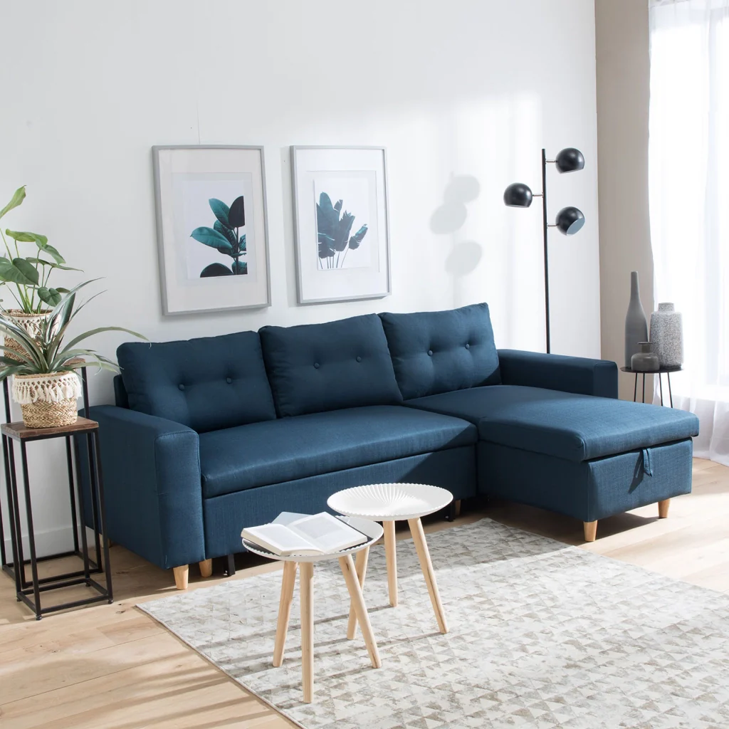 WADEDivano letto angolare a 3 posti blu - Image 6