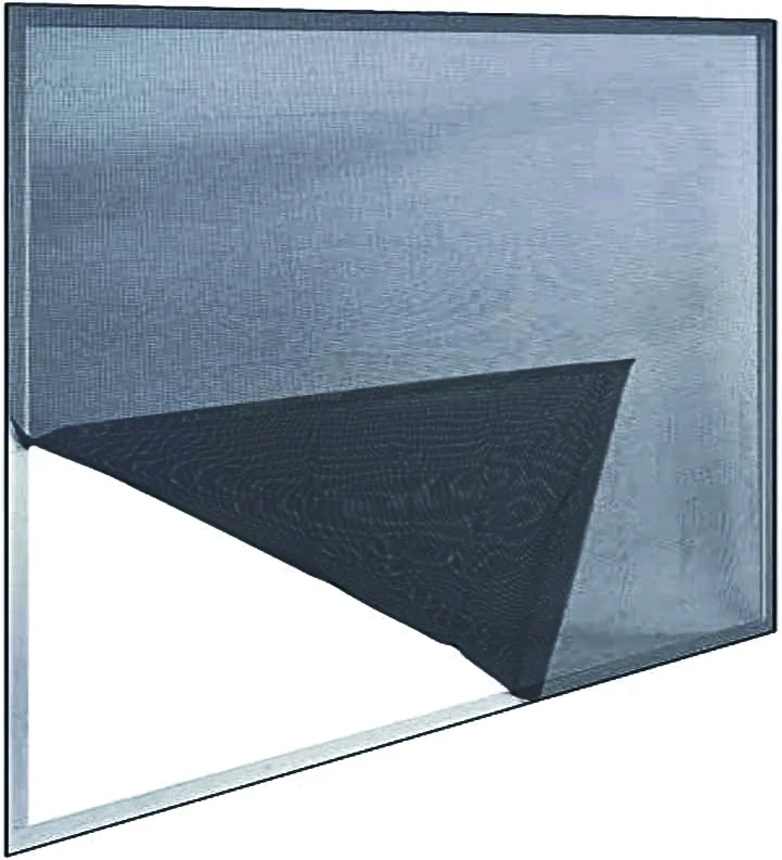 ZANZARIERA A STRAPPO  PER FINESTRA cm. 150x180 col. Nero