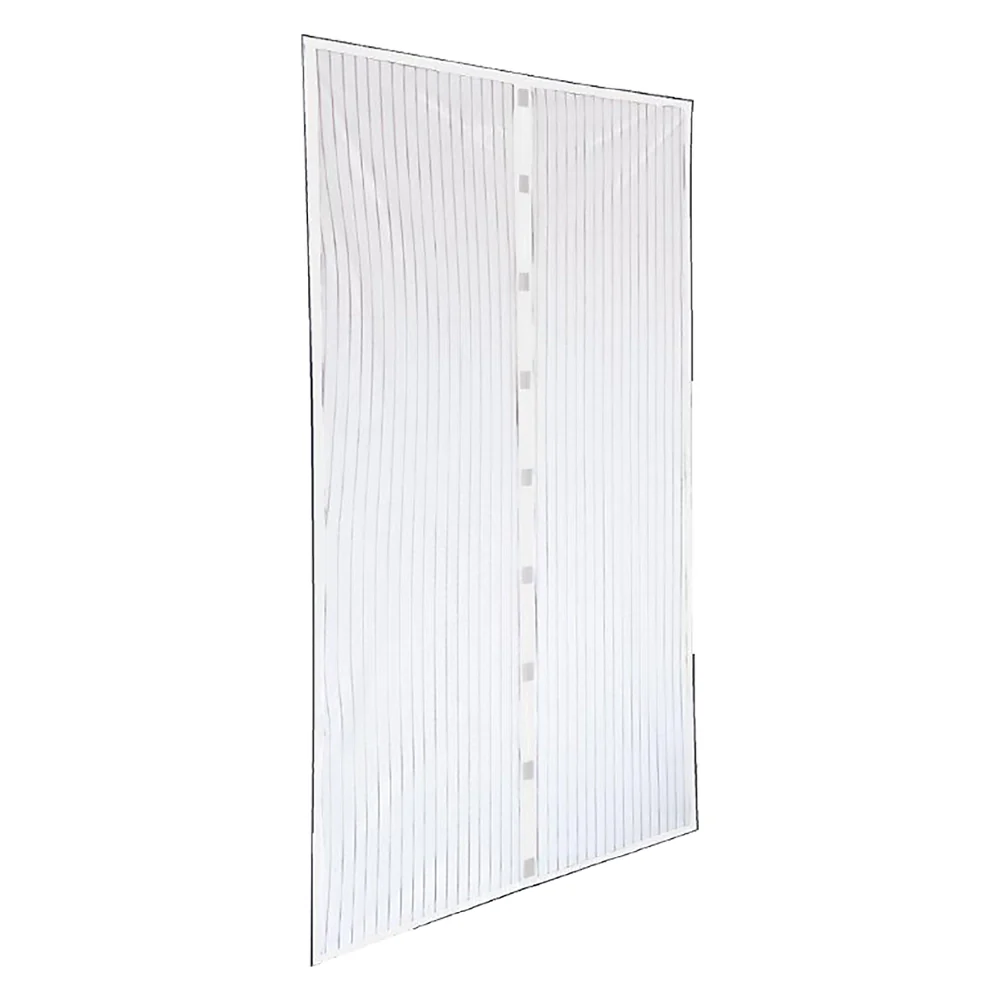 ZANZARIERA IN POLIESTERE CON MAGNETI PER PORTA 'ECCO MAGNET' cm 120 x 160 - col. grigio - IRS