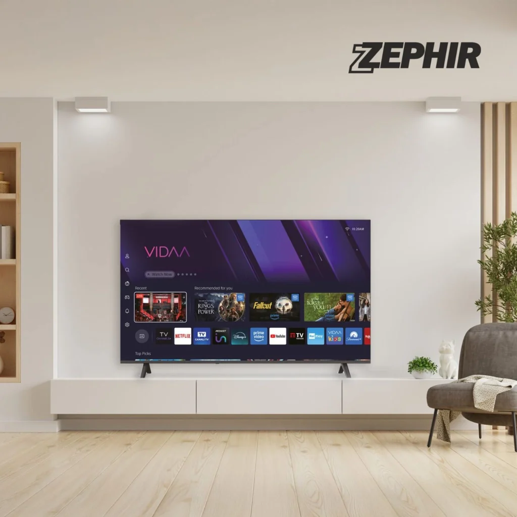Zephir TV Led 32" HD Smart TV Cl.E ZTVD32S - Image 2
